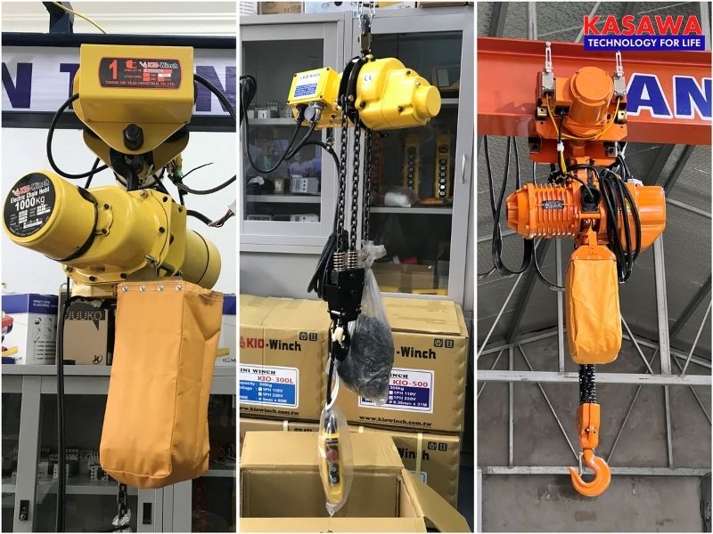 pa lăng xích điện đa dạng mẫu mã
