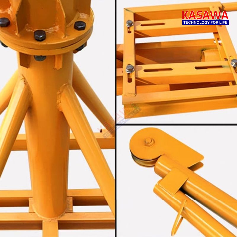Puly thép và đế thép hàn