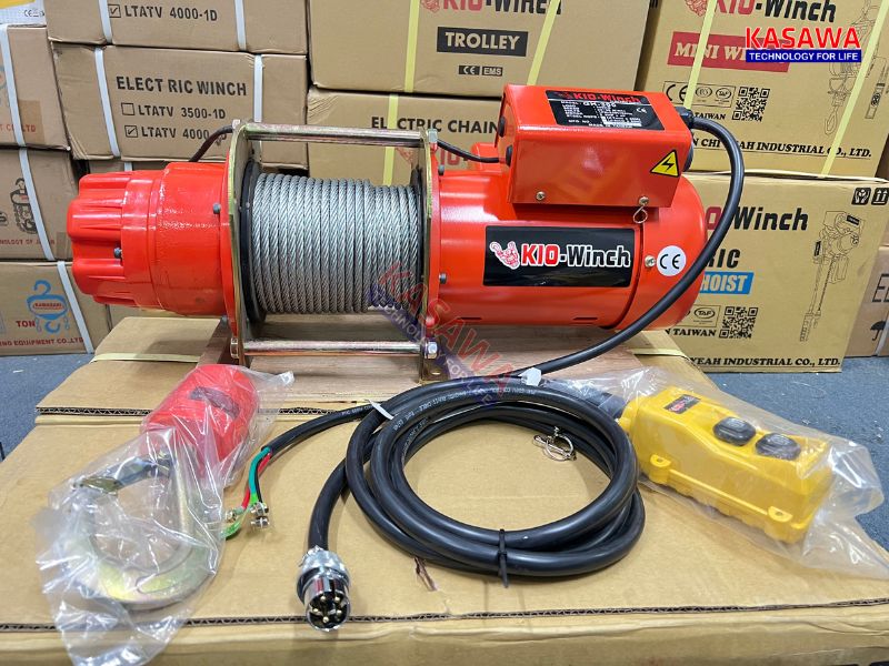 Tời điện nhanh GH-300 Kio Winch Đài Loan tốc độ 37m/phút