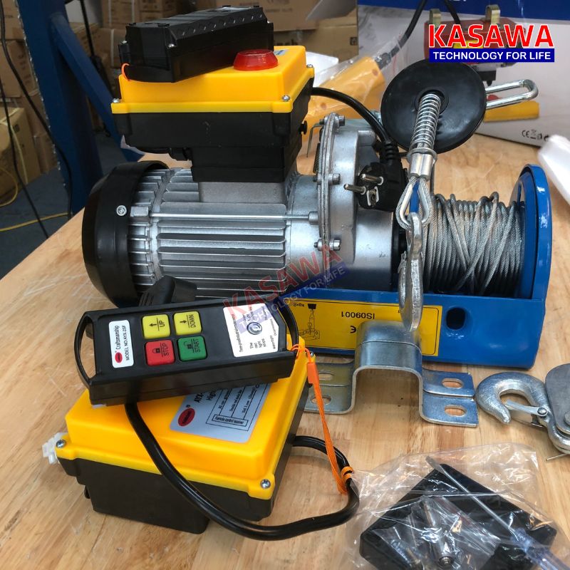 Tời điện cố định mini PA kèm điều khiển từ xa