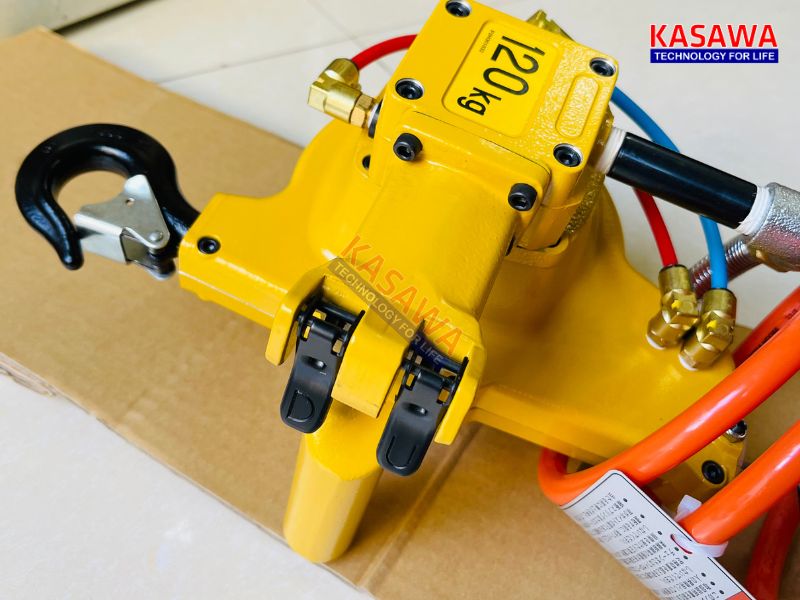 Pa lăng khí nén thường được ứng dụng trong các ngành khai thác khoáng sản, dầu khí