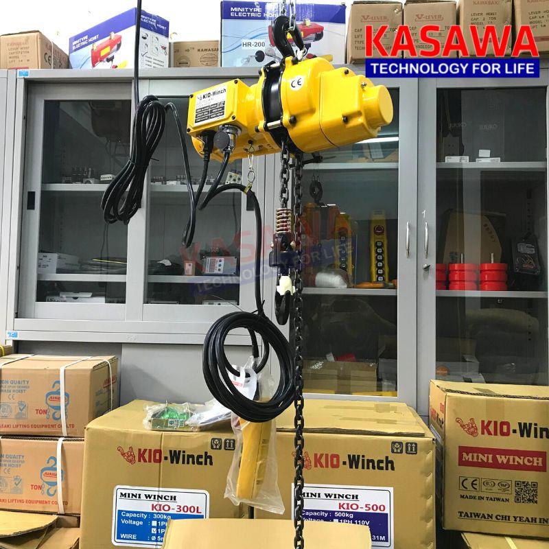 Pa lăng xích điện 500kg CH-500 Kio Winch Đài Loan