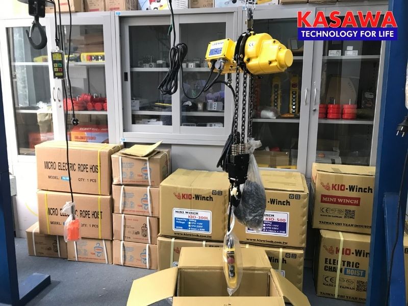 Pa lăng điện mini CH-1000 Kio Winch (1 tấn)