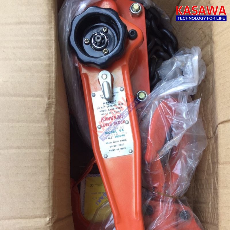 Pa lăng xích lắc tay 6 tấn Kawasaki