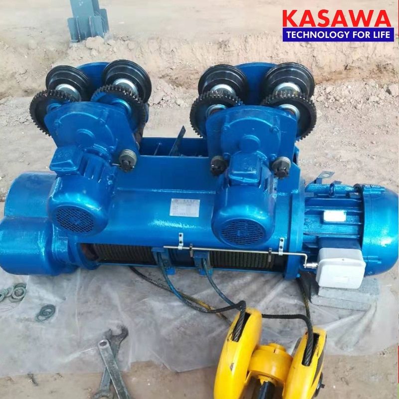 Palang cáp điện 2 tấn thương hiệu Kawasaki