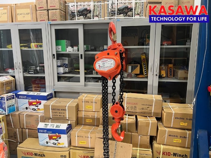 pa lăng xích kéo tay kasawa