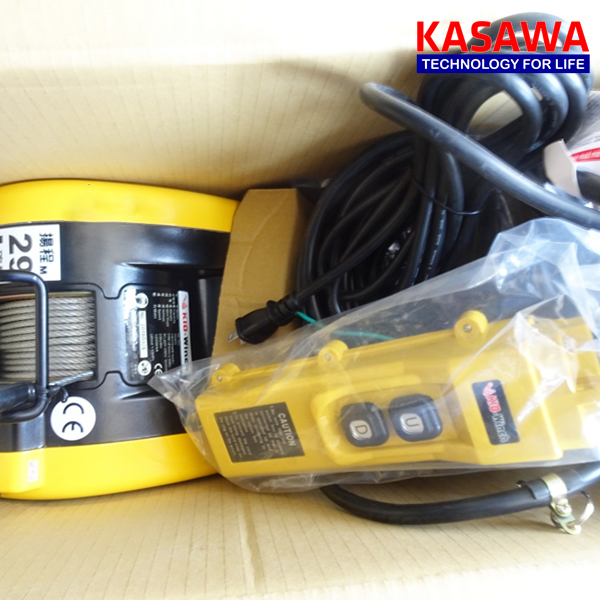 Tời điện SK-160 đã được tích hợp với tay bấm điều khiển K160S
