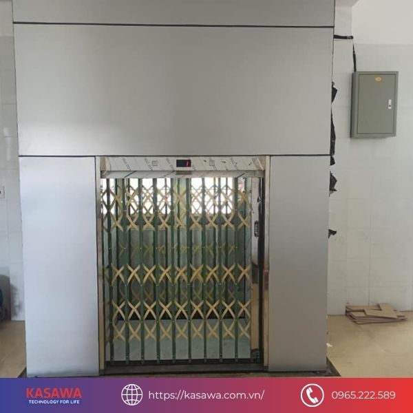 Thông số kỹ thuật thang máy tải hàng 200kg
