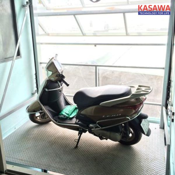 Thang tời xe máy động cơ kéo