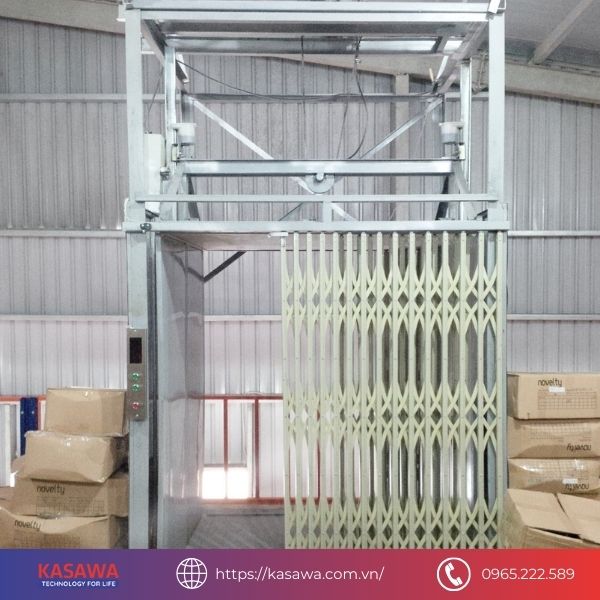 Các thông số kỹ thuật của thang tời tải hàng 250kg