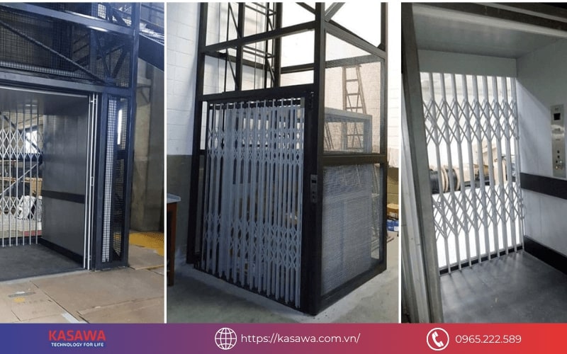 Các thông số kỹ thuật của thang tời nâng hàng 300kg