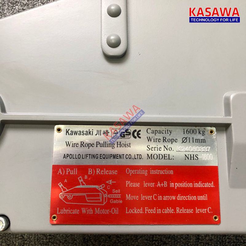 Chuẩn hành chính hãng Kawasaki, có đầy đủ chứng từ CO, CQ