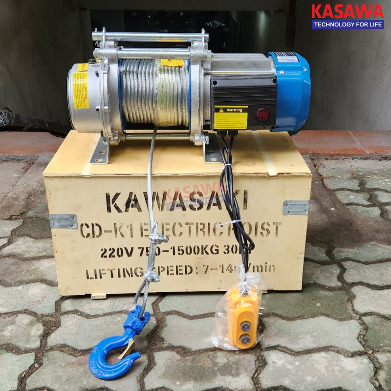 Tời điện đa năng CDK1 750/1500 30m (14/7m/phút)