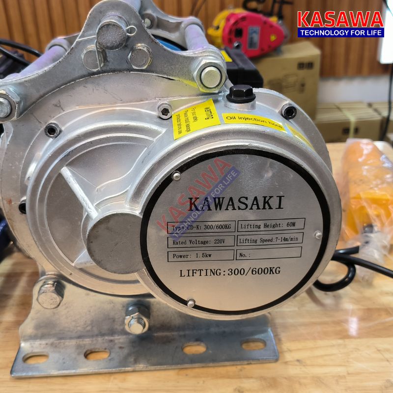 Động cơ điện được quấn 100% từ dây đồng, công suất động cơ 1.5 Kw