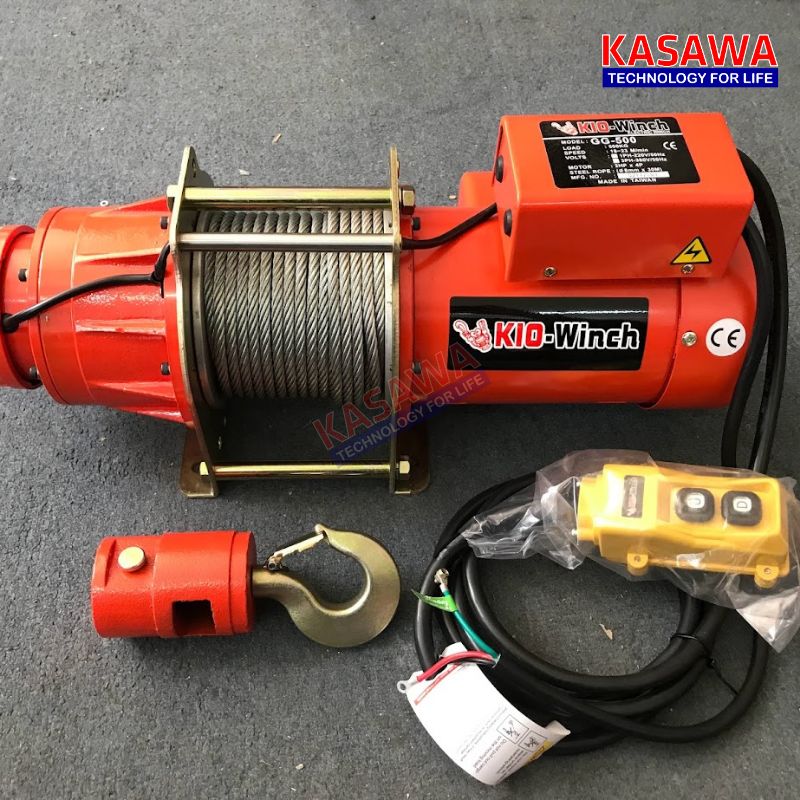 Tời điện đa năng chân đế Kio Winch GG-500