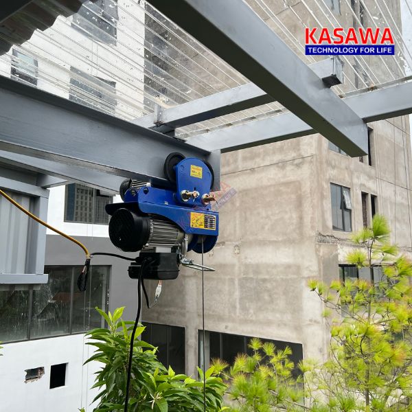 Tời điện HR được ứng dụng để nâng hạ hàng hóa trong gia đình