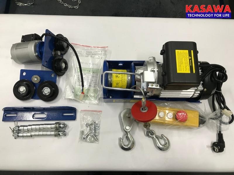 Tời điện mini HR400 Kawasaki cáp dài 20m