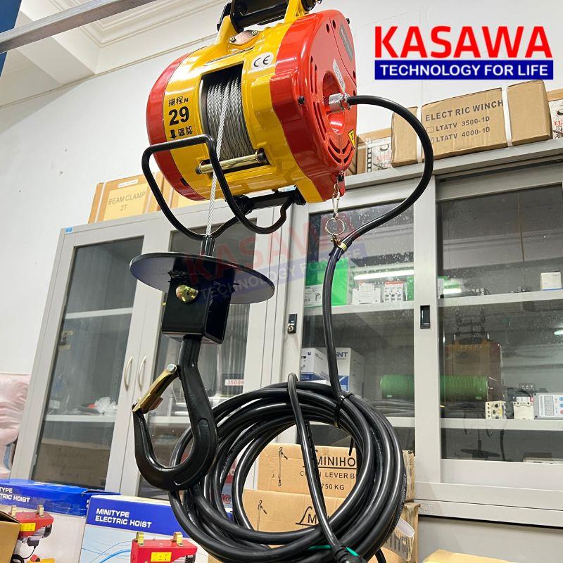 Dây cáp 5 ly chịu lực và chiều dài nâng 29 mét