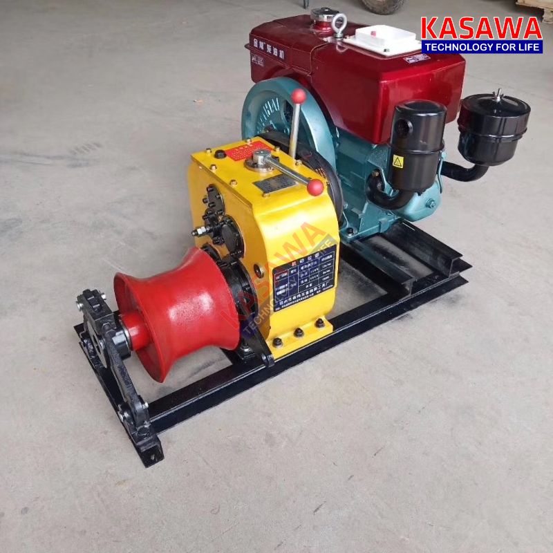Tời kéo cáp điện Kawasaki 5 tấn 1 tang cuốn