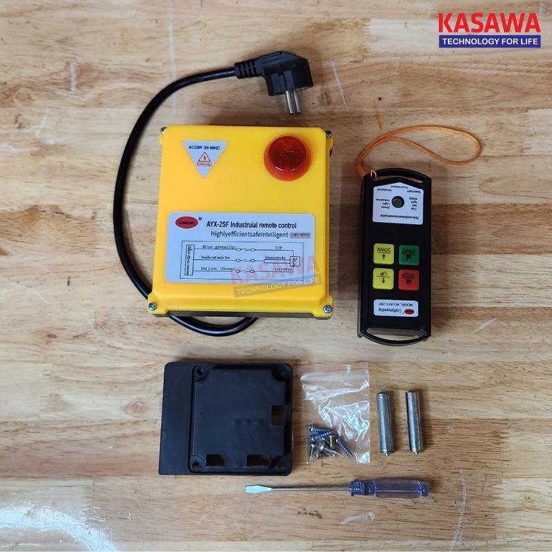 Cấu tạo chung của bộ điều khiển từ xa cho tời treo PA