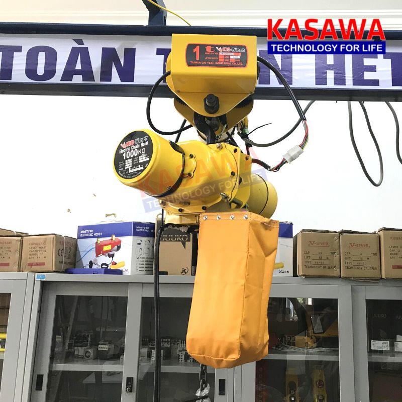 Pa lăng xích điện 1T x 6m Kio Winch (di chuyển)