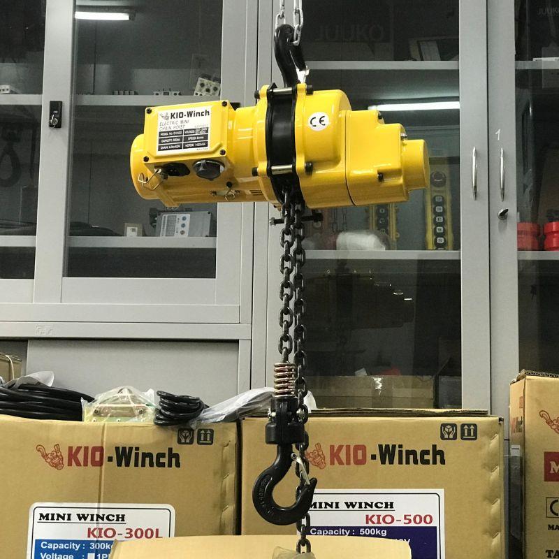 Pa lăng xích điện 500kg- 6m Kio Winch (cố định)