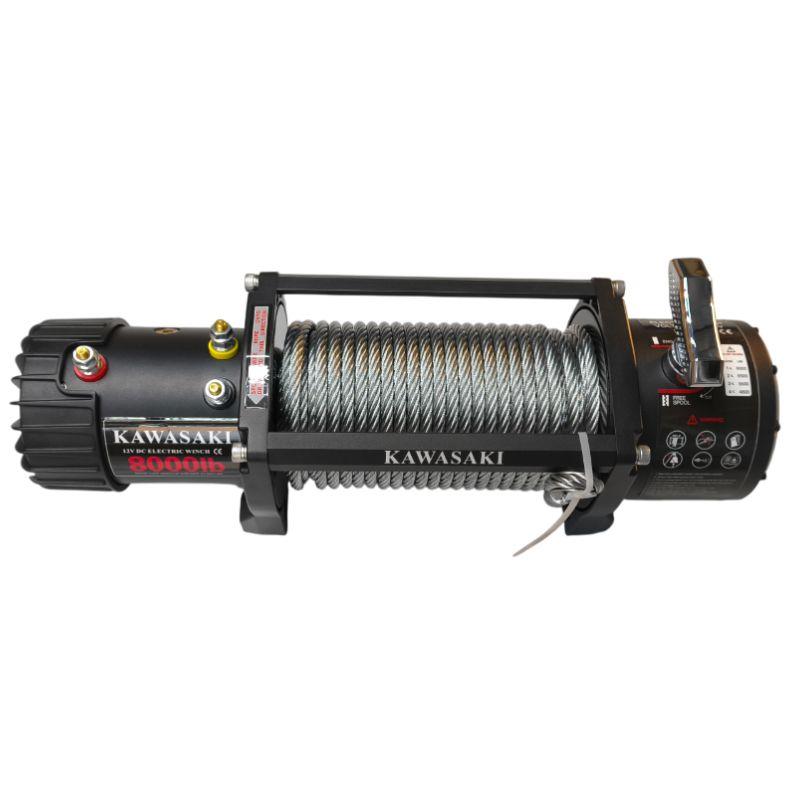 Tời điện kéo xe 12v KDJ 8000lbs